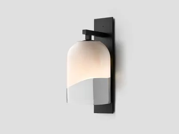 MONI - LED glass and aluminium outdoor wall lamp by Articolo Studio - view 2